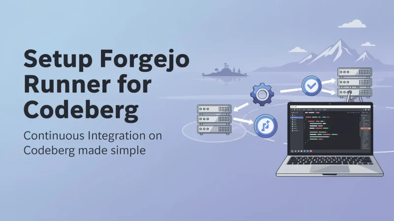 Featured image for post: Setup Forgejo Runner for Codeberg